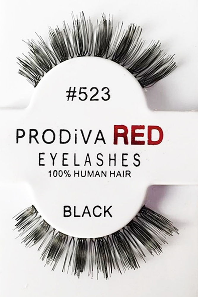 Picture of PRODIVA RED 12 PIECE FULL LASHES #523