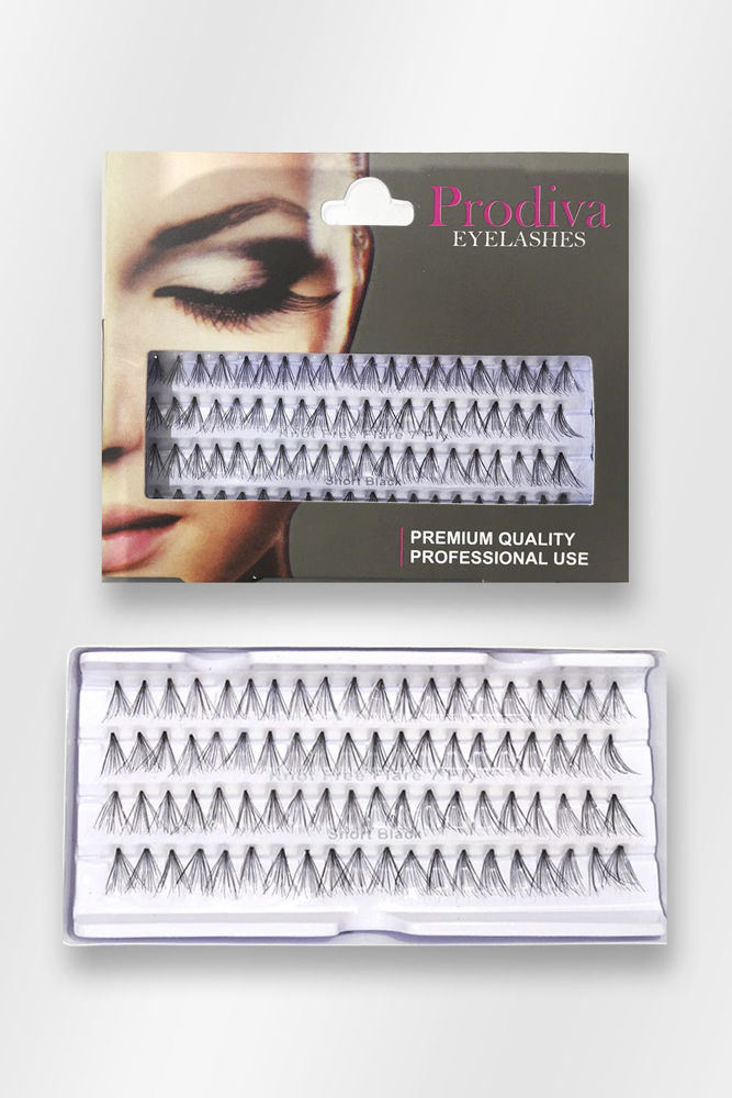 Prodiva 80 Lı 7 Ply Düğümsüz Tekli Kirpik  Short resmi