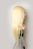 Picture of HAIRDRESSER TRAINING DUMMIES - REAL HAIR - 613 NO COLOUR -65 CM