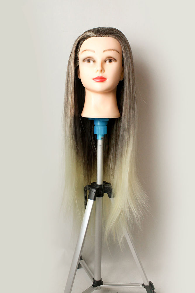Picture of HAIRDRESSER TRAINING DUMMIES - SYNTHETIC HAIR - 6/613 NO COLOUR