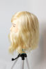 Picture of HAIRDRESSER MEN'S TRAINING DUMMY - REAL HAIR - BEARD - 613 NO COLOUR -35 CM
