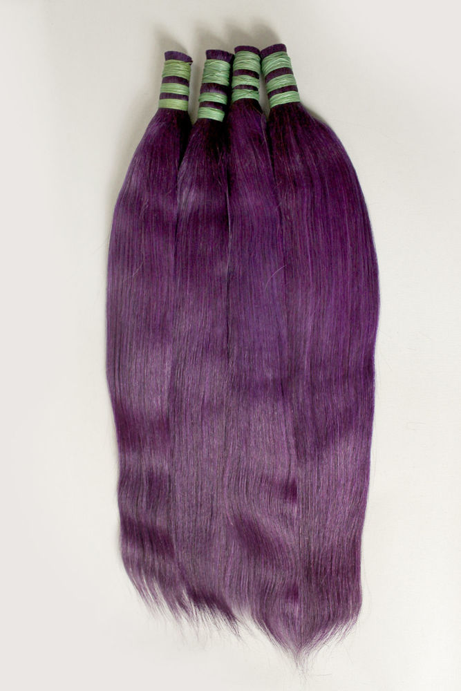 HAMSAÇ REMY FANTEZİ RENK BOĞUM 55 CM -MOR- resmi