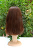 Prodiva Gerçek Saç Tül Peruk - Kahverengi 45 cm 220 gr resmi