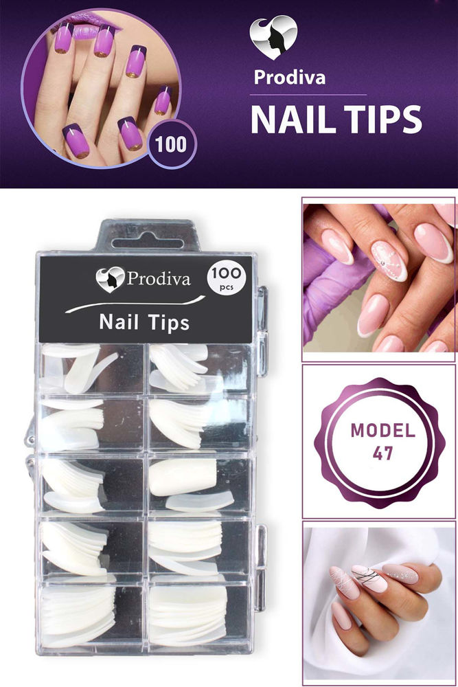 Prodiva 100'lü Kutulu Takma Tırnak - Nail Tips 47 No resmi