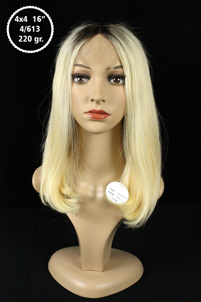Prodiva Gerçek Saç Tül Peruk - 16'' Color 4/613 220 gr. resmi